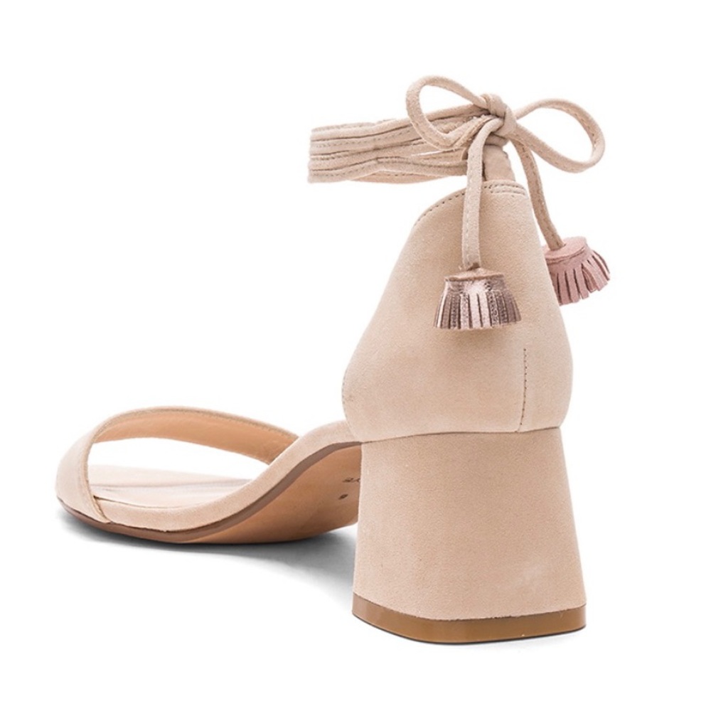 NEW Raye Aubrey Heeled Sandal in Nude - Picture 2 of 7